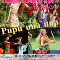 Hula ＆ Tahitian Dance Show in 赤レンガ